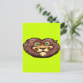 Lion Briefkaart (Staand voorkant)