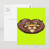 Lion Briefkaart (Voorkant / Achterkant)