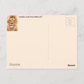 Lion Briefkaart (Achterkant)