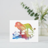 Lion Briefkaart (Staand voorkant)