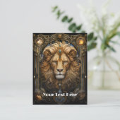 Lion Briefkaart (Staand voorkant)