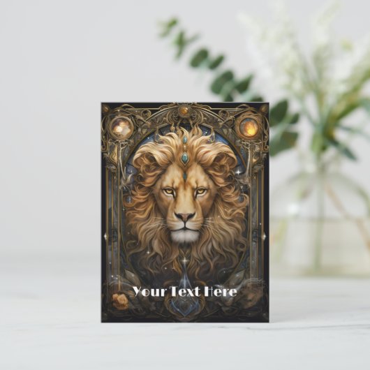 Lion Briefkaart (Staand voorkant)