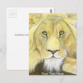 Lion Briefkaart (Voorkant / Achterkant)
