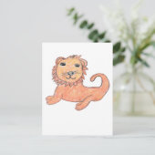 Lion Briefkaart (Staand voorkant)
