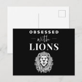 Lion Briefkaart (Voorkant / Achterkant)