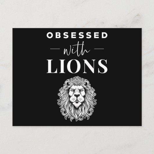 Lion Briefkaart (Voorkant)