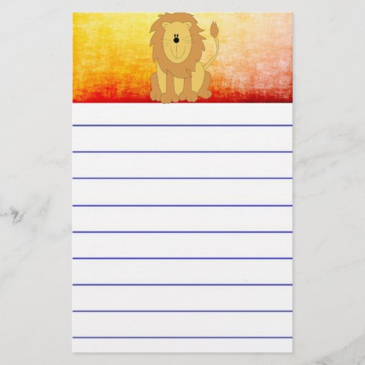 Lion Briefpapier (Voorkant)