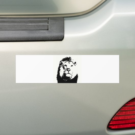 Lion Bumpersticker (Op auto)