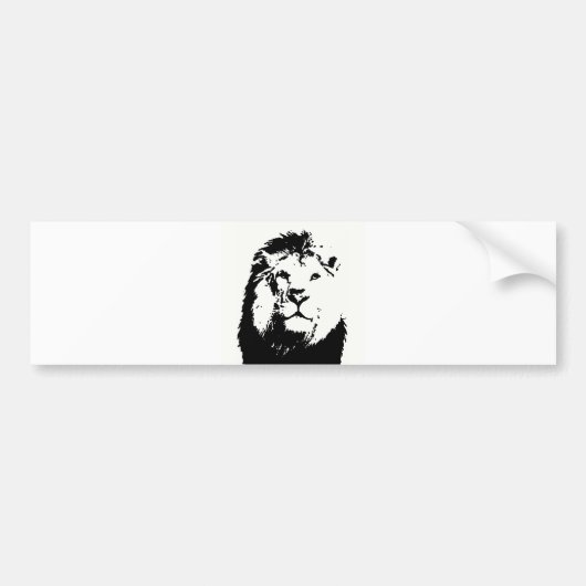 Lion Bumpersticker (Voorkant)