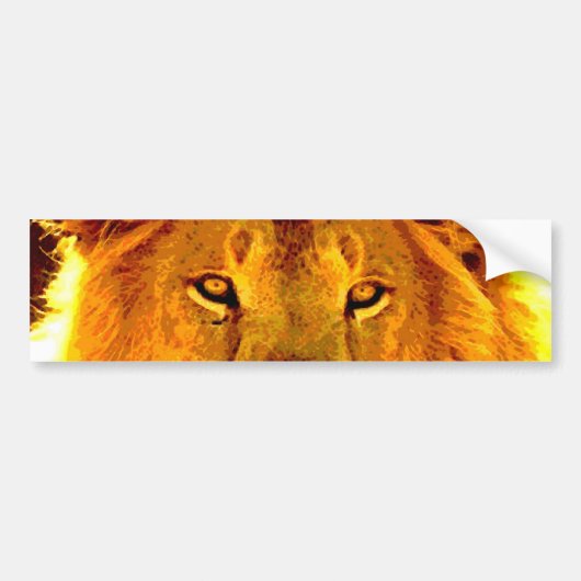 Lion Bumpersticker (Voorkant)