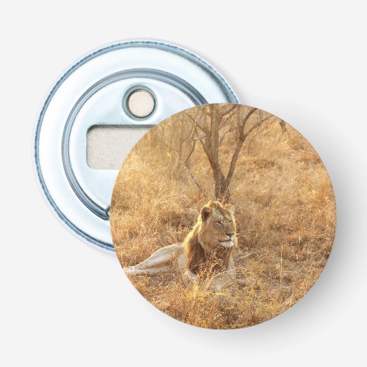 Lion Button Flesopener (Voorkant)