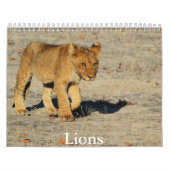 Lion Calendar Kalender (Hoes)