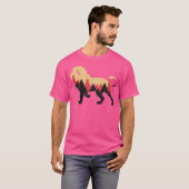 Lion Camping Natuur en wandelen Shirt met bos (Voorkant volledig)