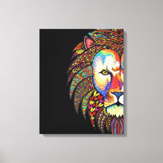 Lion Canvas Afdruk (Voorkant)