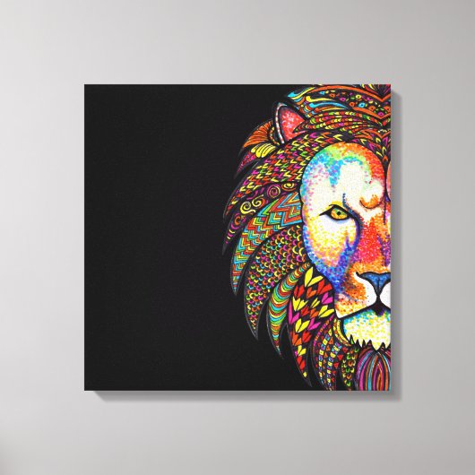 Lion Canvas Afdruk (Voorkant)