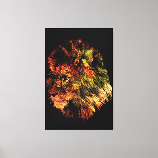 Lion Canvas Afdruk (Voorkant)