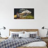 Lion Canvas Afdruk (Insitu (Slaapkamer))