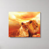Lion Canvas Afdruk (Voorkant)