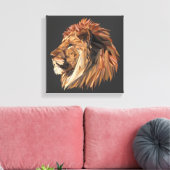 LION CANVAS AFDRUK (Insitu (Woonkamer))