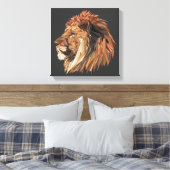 LION CANVAS AFDRUK (Insitu (Slaapkamer))