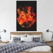 Lion Canvas Afdruk (Insitu (Slaapkamer))