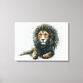 Lion Canvas Afdruk