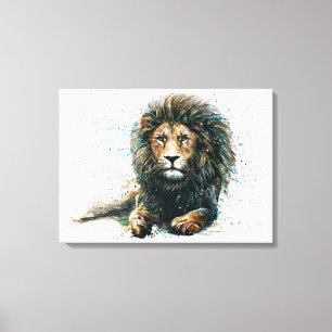 Lion Canvas Afdruk
