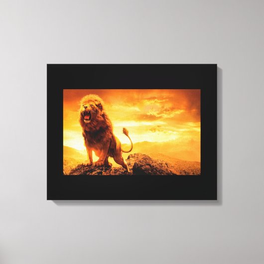 Lion Canvas Afdruk (Voorkant)