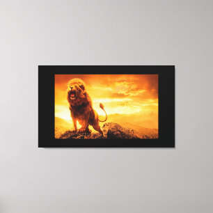 Lion Canvas Afdruk