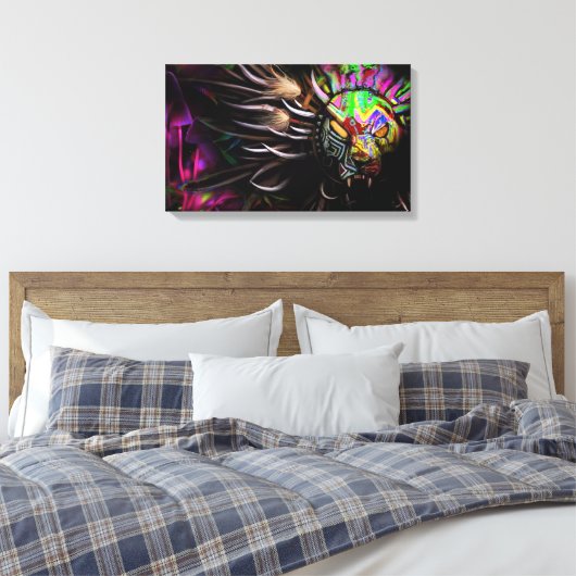 Lion Canvas Afdruk (Insitu (Slaapkamer))