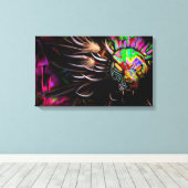 Lion Canvas Afdruk (Insitu (Houten vloer))