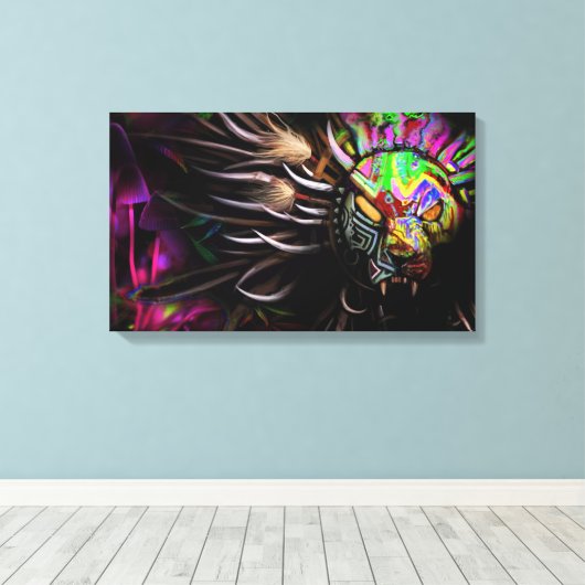 Lion Canvas Afdruk (Insitu (Houten vloer))