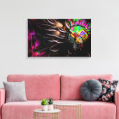 Lion Canvas Afdruk (Insitu (Woonkamer))
