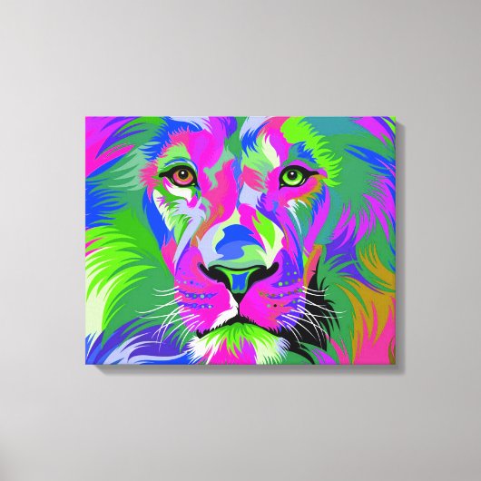 Lion Canvas Afdruk (Voorkant)