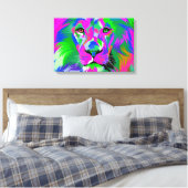 Lion Canvas Afdruk (Insitu (Slaapkamer))