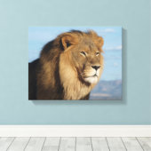 Lion Canvas Afdruk (Insitu (Houten vloer))