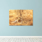 Lion Canvas Afdruk (Insitu (Houten vloer))