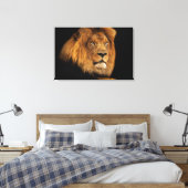 Lion Canvas Afdruk (Insitu (Slaapkamer))