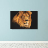 Lion Canvas Afdruk (Insitu (Houten vloer))