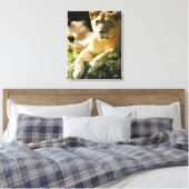 Lion Canvas Afdruk (Insitu (Slaapkamer))