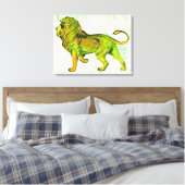 Lion Canvas Afdruk (Insitu (Slaapkamer))