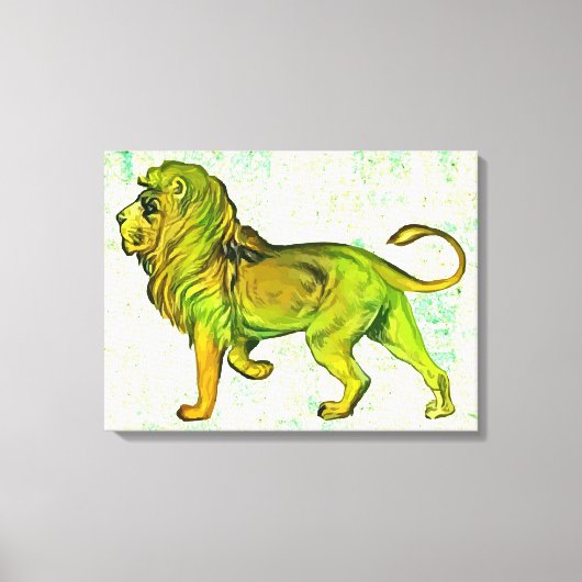 Lion Canvas Afdruk (Voorkant)