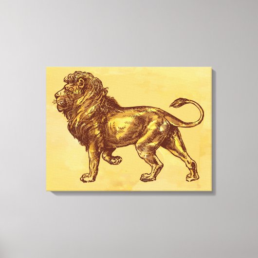  lion canvas afdruk (Voorkant)