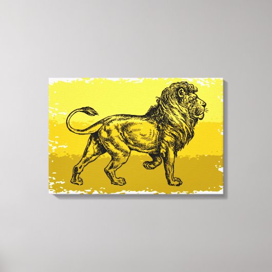 Lion Canvas Afdruk (Voorkant)