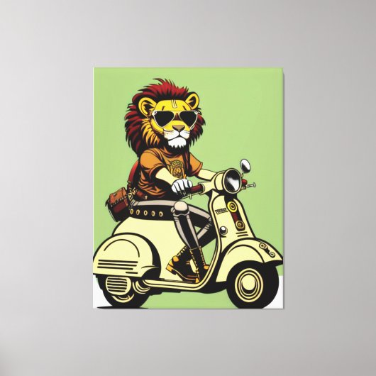 Lion Canvas Print (Voorkant)