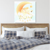 Lion Canvas Print (Insitu (Slaapkamer))