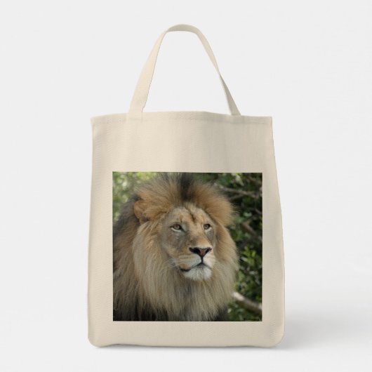 Lion Canvas tas (Achterkant)