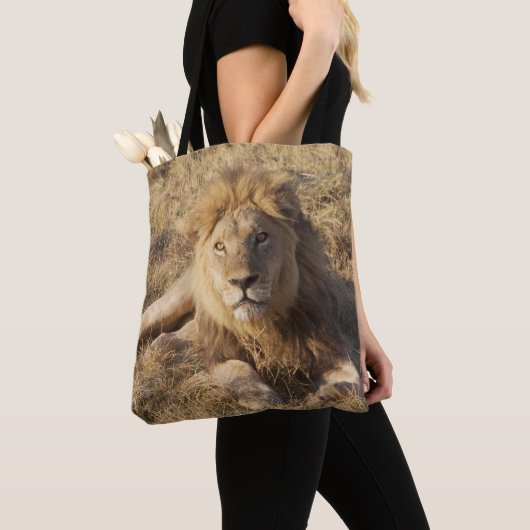 Lion Canvas tas (Dichtbij)