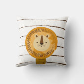 Lion Cartoon Kinder Baby Pillow Kussen (Achterkant)