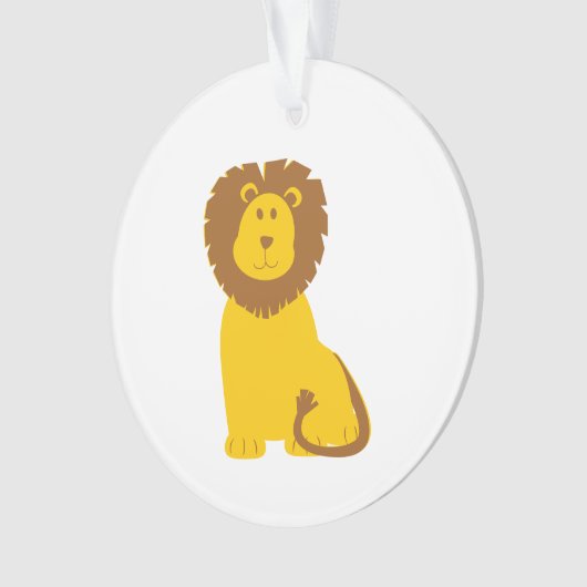 Lion cartoon ornament (voorkant)